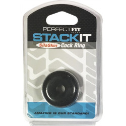 Perfect Fit Cock Ring Stack It Noir